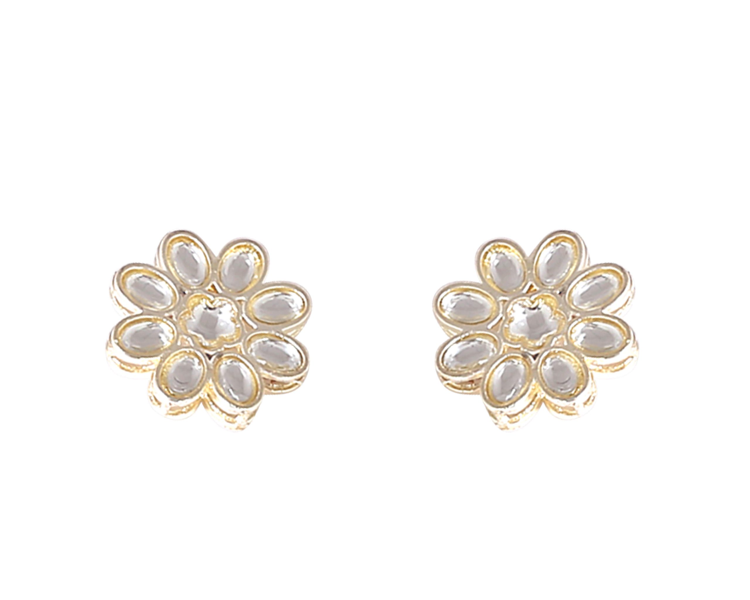 Classic White Moti Kundan Choker Set - Image 3